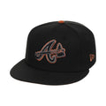 Lids Hat Drop Copper Pot Merch Atlanta Braves Snapback Hat Embroidered Baseball Player Gifts - Merchluma