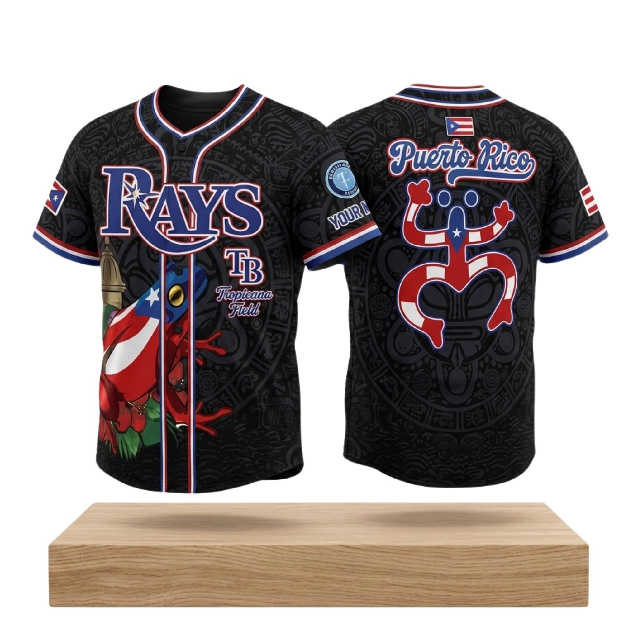 Personalized Tampa Bay Rays Puerto Rican Heritage 2026 Jersey TB Rays Merch Gift For Fans - Merchluma