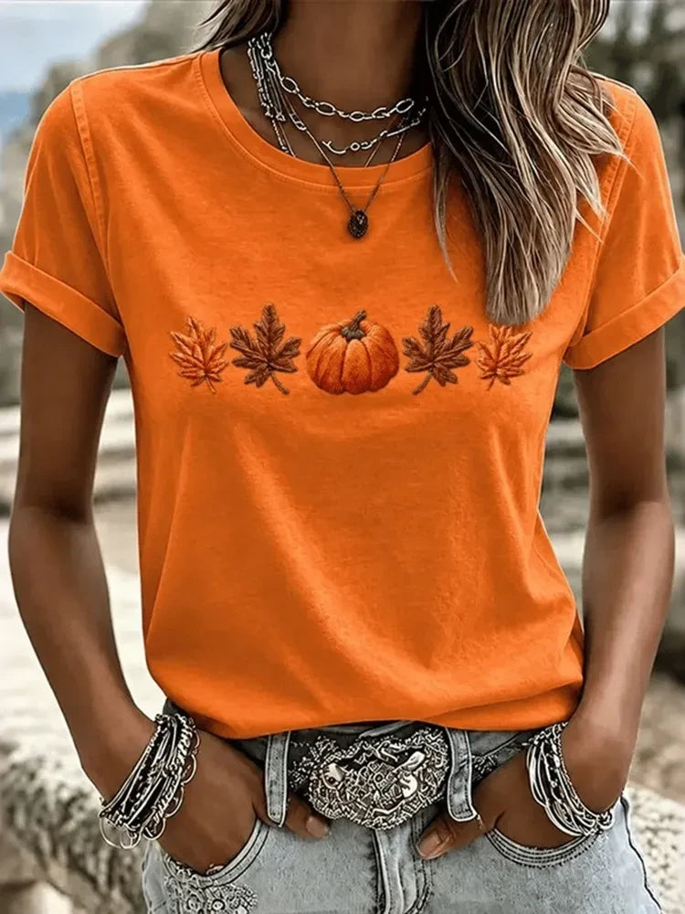 Halloween Pumpkin Shirt Cute Halloween Tee Shirts Gift Ideas For Wife - Merchluma