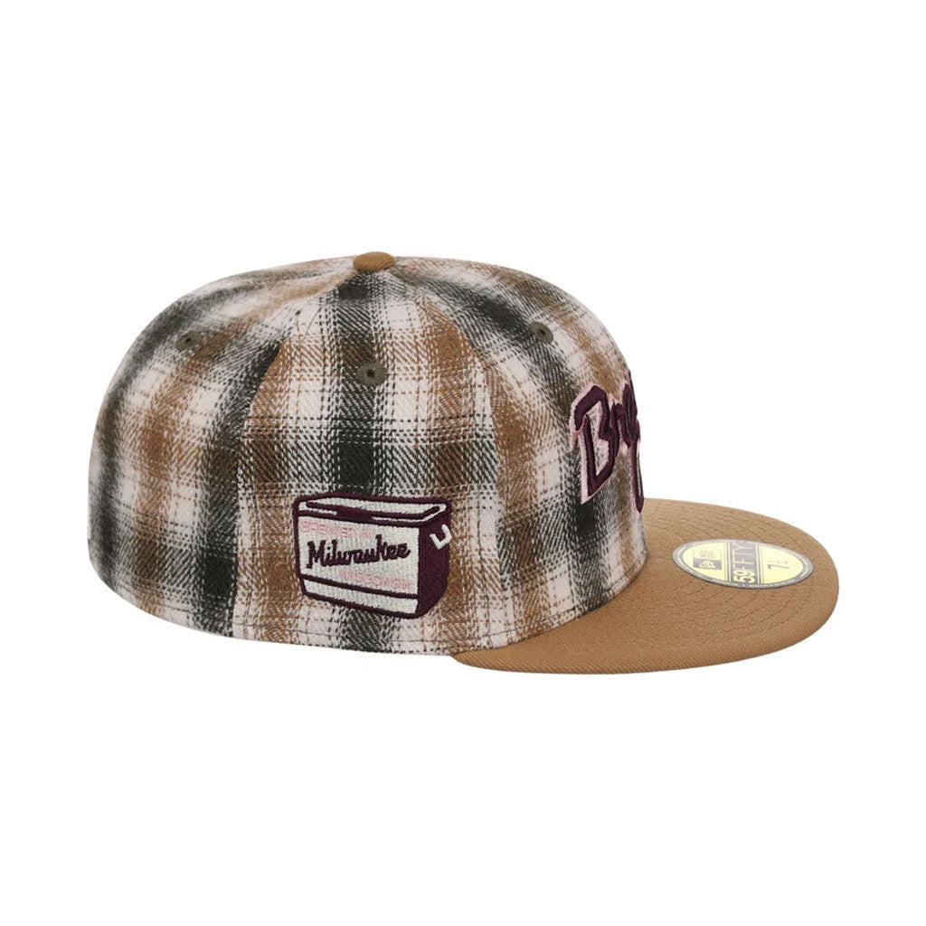 Lids Hat Drop Merch Milwaukee Brewers Brew Crew Biscuit Snapback Hat Gift For Baseball Lovers - Merchluma