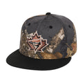 Lids Hat Drop Black Realtree 2-Tone Black And Copper Merch Toronto Blue Jays Snapback Hat Gifts - Merchluma