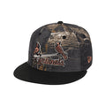 Lids Hat Drop Black Realtree 2-Tone Black And Copper Merch St Louis Cardinals Snapback Hat - Merchluma