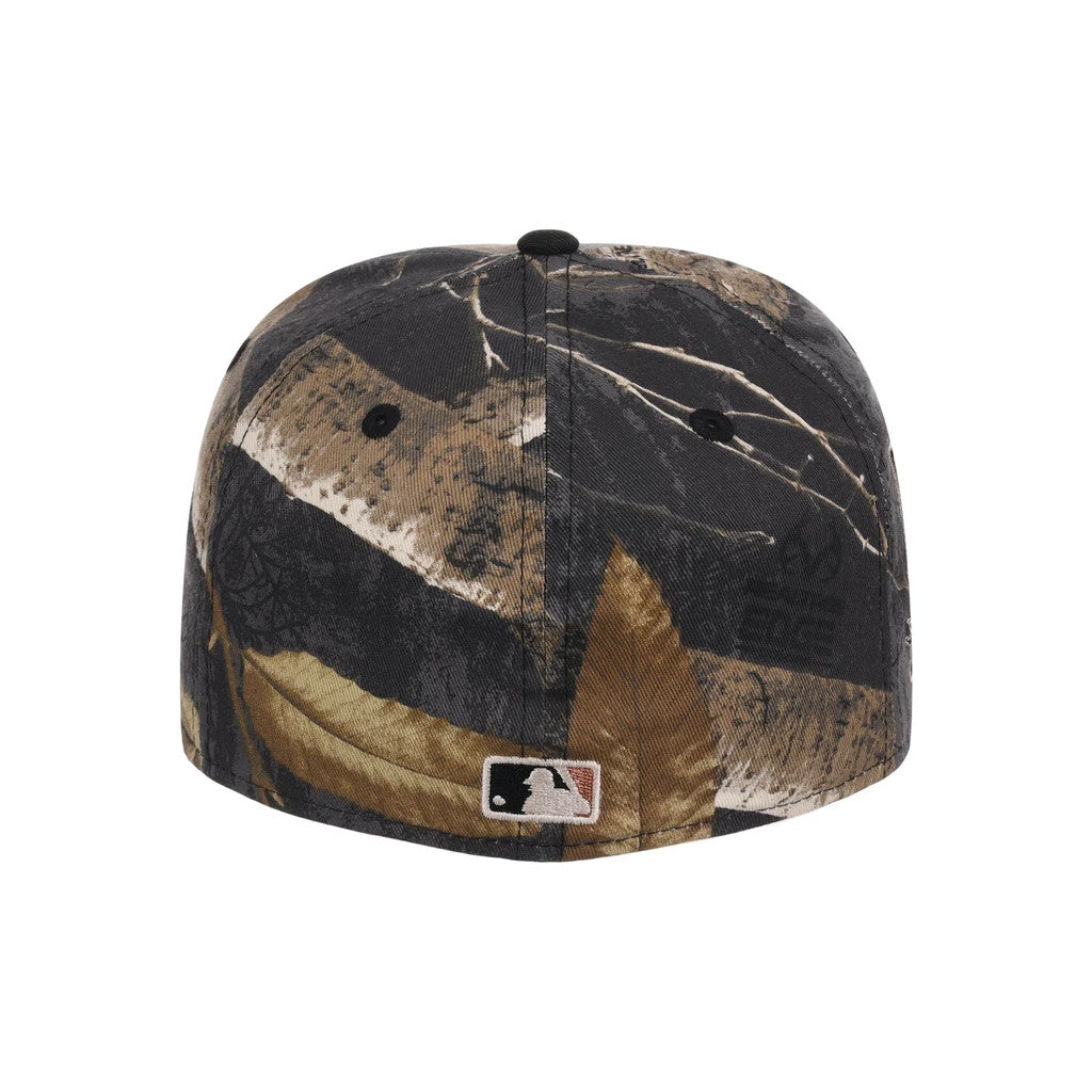 Lids Hat Drop Black Realtree 2-Tone Black And Copper Merch San Francisco Giants Snapback Hat - Merchluma