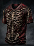 Halloween Gothic Skull Bandage Art Shirt Halloween Clothes Gift Ideas For Him - Merchluma