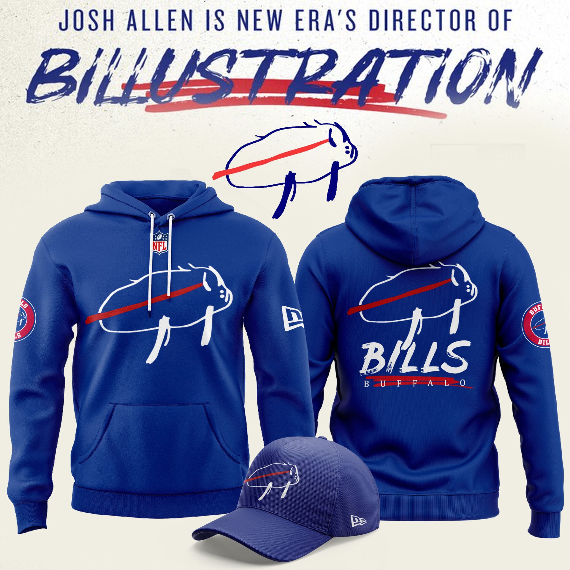 Buffalo Bills Charging Potato Logo Hoodie Buffalo Bills Merch 2026 Present For Football Fans - Merchluma