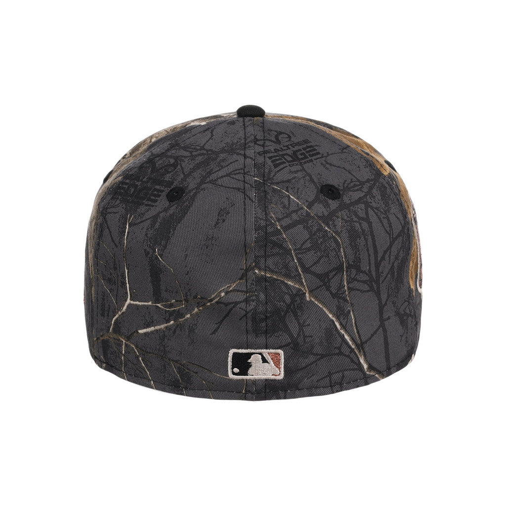 Lids Hat Drop Black Realtree 2-Tone Black And Copper Merch Los Angeles Dodgers Snapback Hat - Merchluma