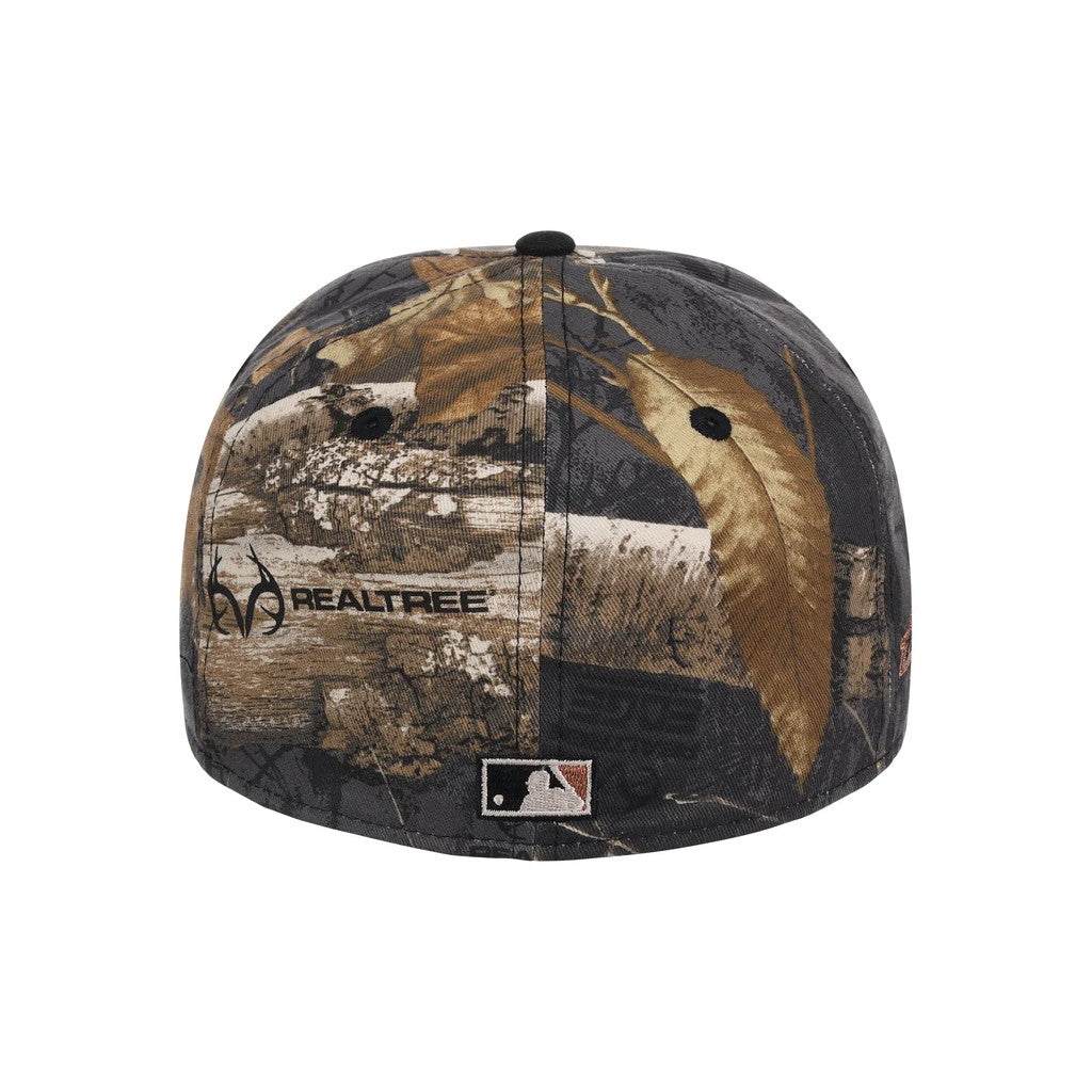 Lids Hat Drop Black Realtree 2-Tone Black And Copper Merch Houston Astros Snapback Hat For Fans - Merchluma