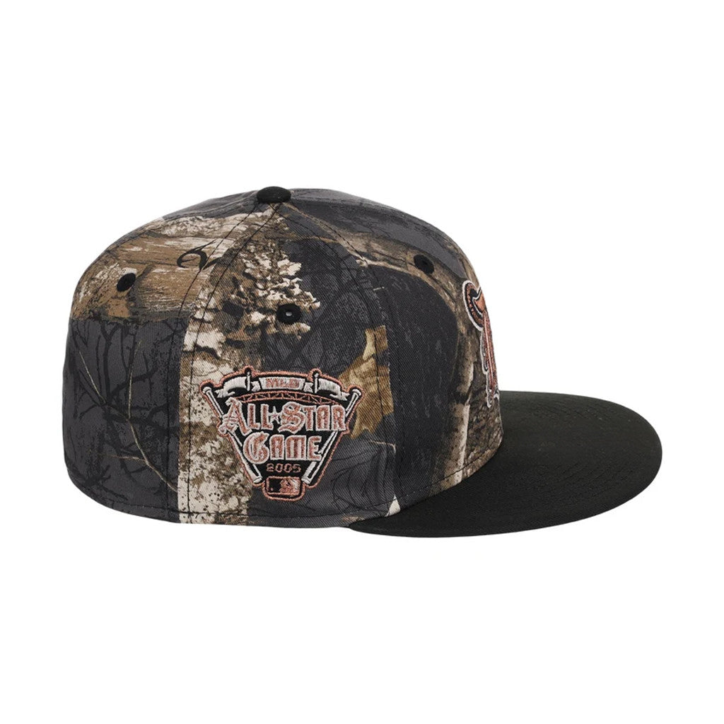 Lids Hat Drop Black Realtree 2-Tone Black And Copper Merch Detroit Tigers Snapback Hat Best Gift - Merchluma