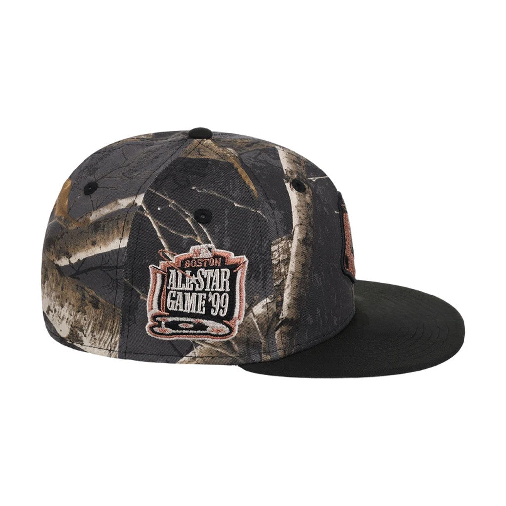Lids Hat Drop Black Realtree 2-Tone Black And Copper Merch Boston Red Sox Snapback Hat Gifts - Merchluma
