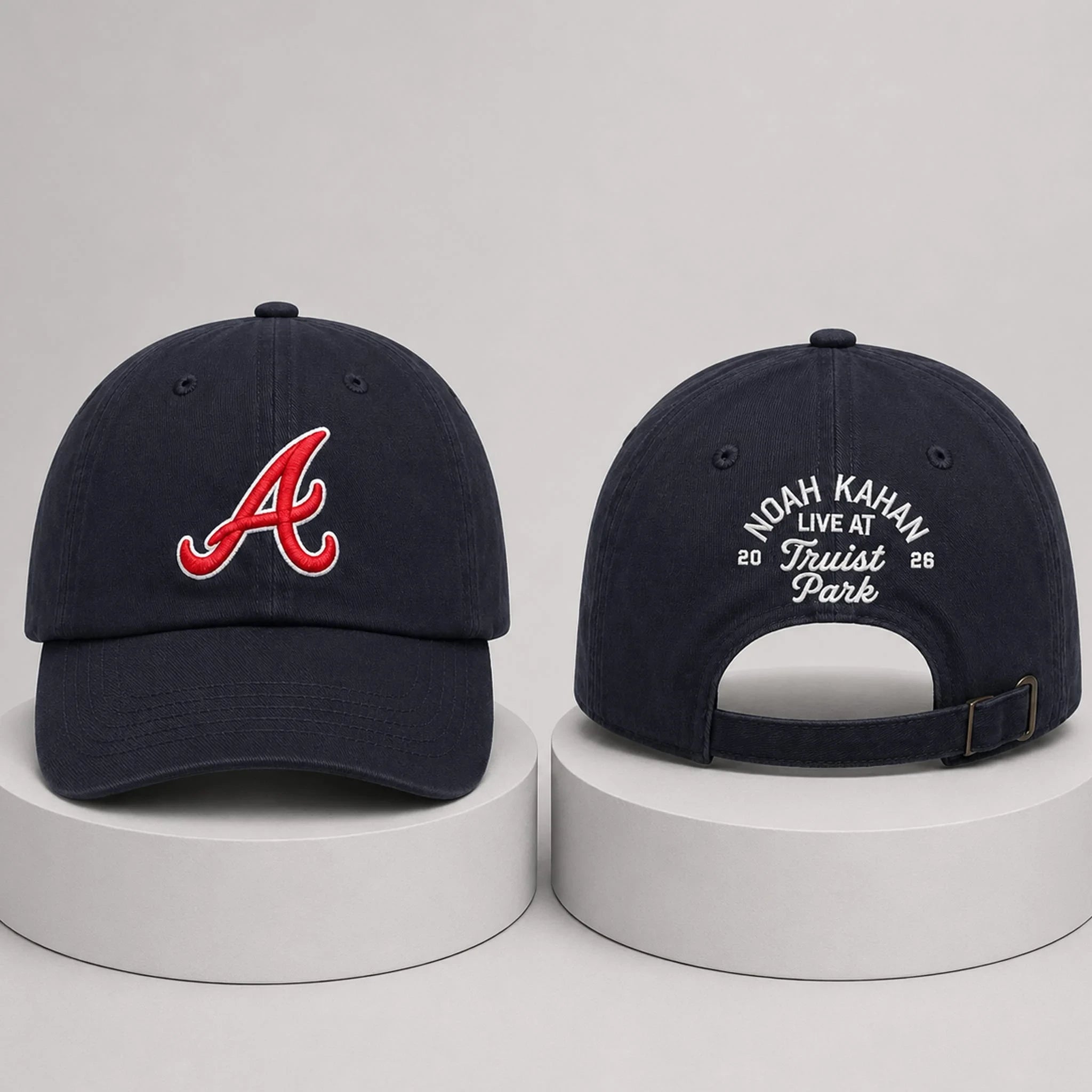 2026 Noah Kahan Truist Park Braves Hat Embroidered Noah Kahan Tour Merch Gift For Music Lover - Merchluma