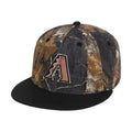 Lids Hat Drop Black Realtree 2-Tone Black And Copper Merch Arizona Diamondbacks Snapback Hat - Merchluma