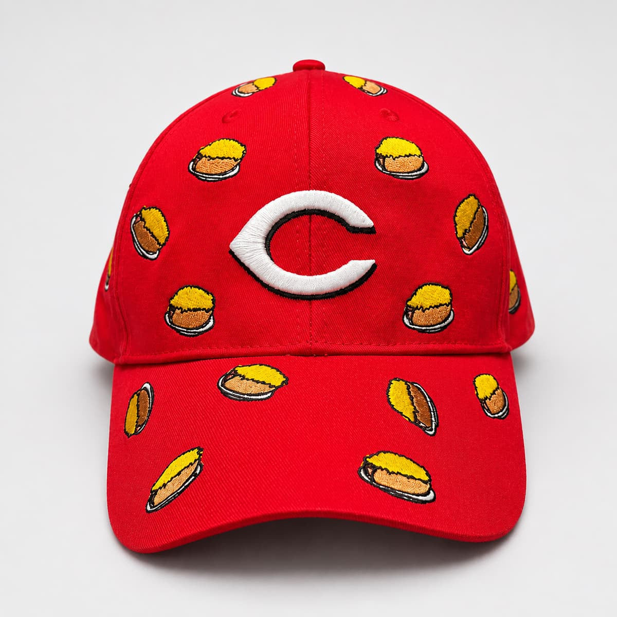 2026 Cincinnati Reds Skyline Chili Hat Embroidered Reds Merch Gift For Baseball Lovers - Merchluma