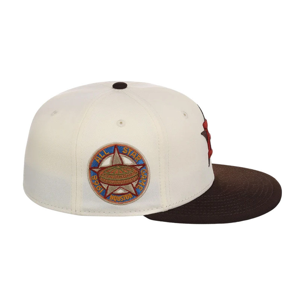 Lids Hat Drop Fitted Feast Merch Houston Astros Biscuit Snapback Hat Gift For Baseball Fans - Merchluma