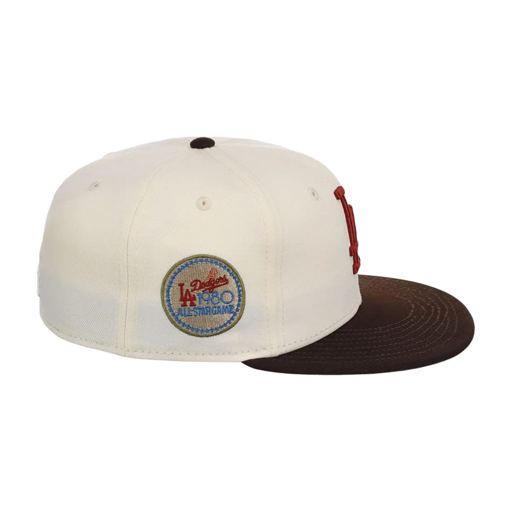 Lids Hat Drop Fitted Feast Merch Los Angeles Dodgers Snapback Hat Biscuit Hat Embroidered - Merchluma
