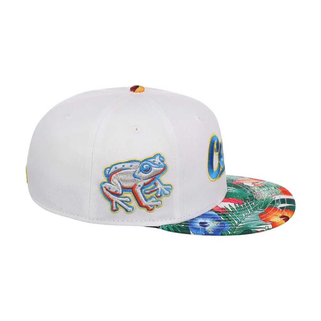 Lids Hat Drop Minor League Monday Merch Lehigh Valley Ironpigs Coquis Snapback Hat White - Merchluma