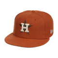 Lids Hat Drop Fitted Feast Merch Houston Astros Snapback Hat Sweet Potato Hat Baseball Fan Gear - Merchluma