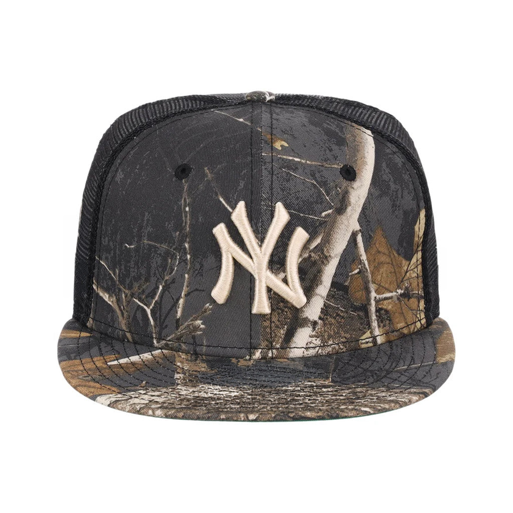 Lids Hat Drop Black Realtree Merch New York Yankees Trucker Snapback Hat Gift For Baseball Fans - Merchluma