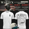Morgan Wallen x Philadelphia Eagles Merch 2026 Still The Problem Tour T-Shirt White Fan Gear - Merchluma