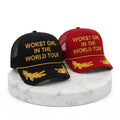 Slayyyter Merch 2026 Worst Girl In The World Tour Trucker Hat Best Gifts For Music Lovers - Merchluma