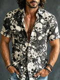 Halloween Skull Hawaiian Shirt Horror Themed Shirts Gifts For Halloween Lovers - Merchluma