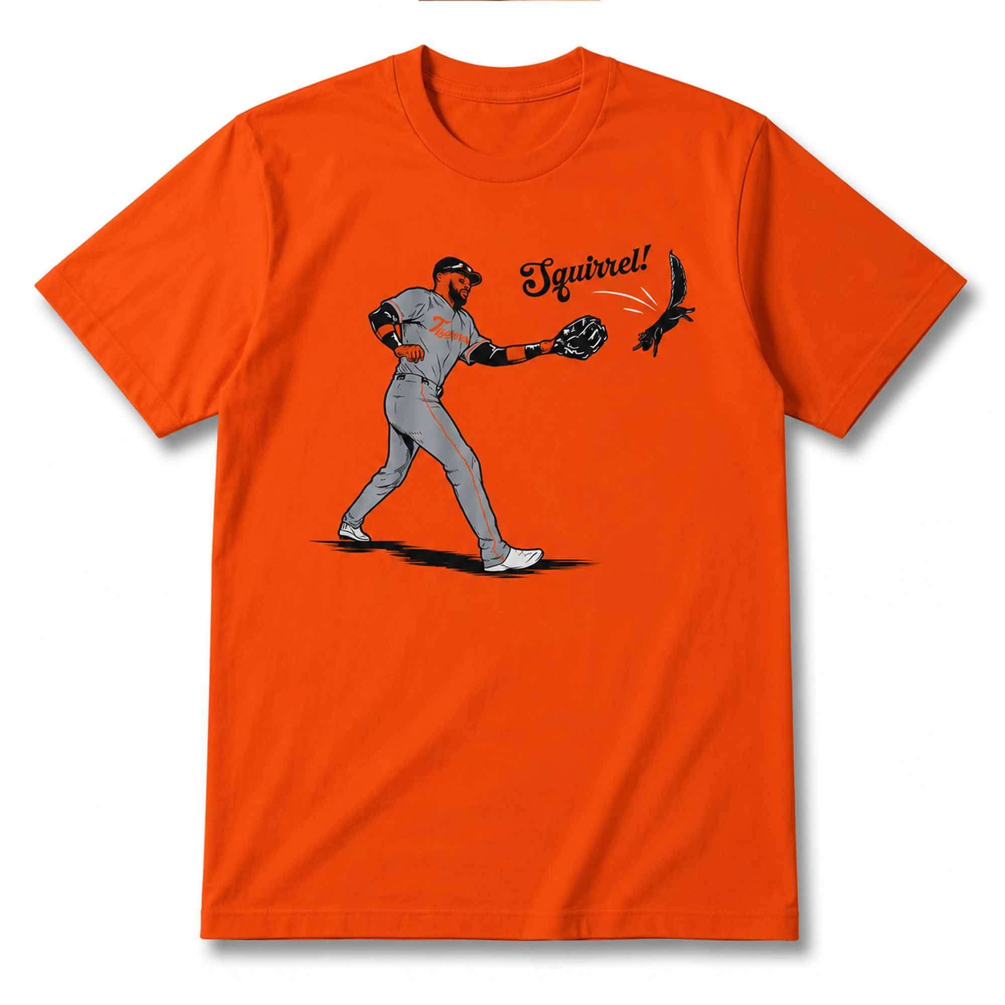 Leody Taveras Squirrel Shirt Leody Taveras Merch Best Gifts For Baseball Lovers - Merchluma