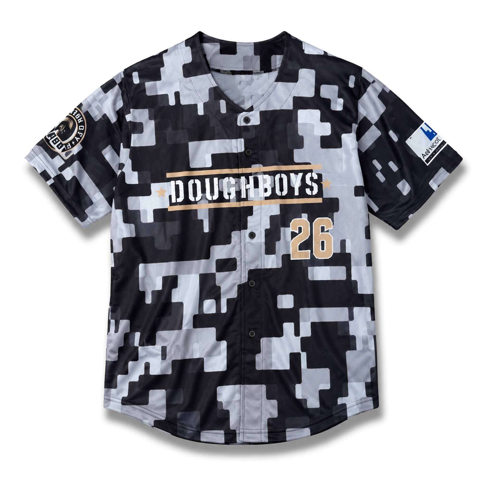 2026 Johnson City Doughboys Camo Jersey Doughboys Merch Best Gift For Baseball Fans - Merchluma