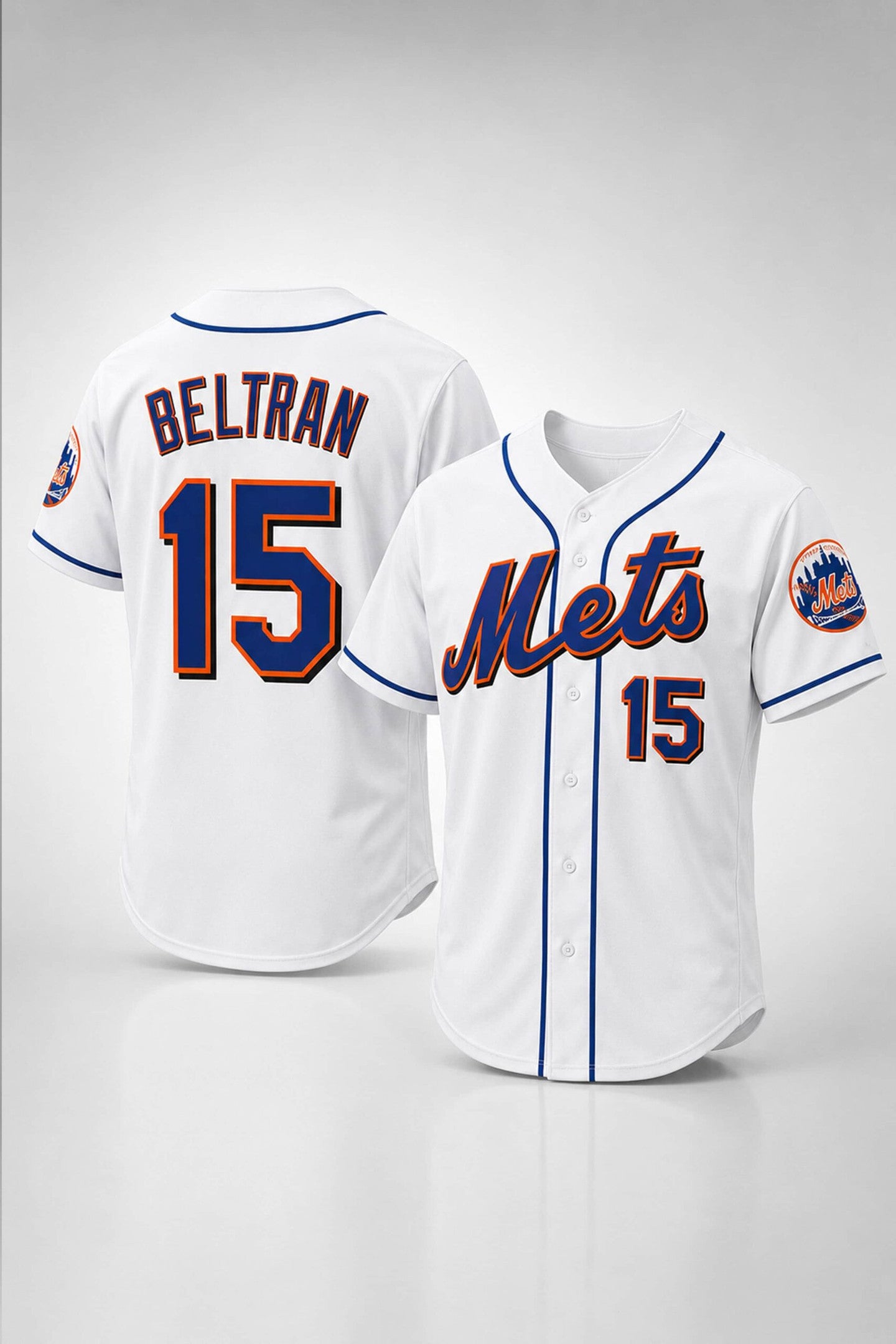 2026 New York Mets #15 Carlos Beltran Jersey NY Mets Merch Present For Baseball Lover - Merchluma