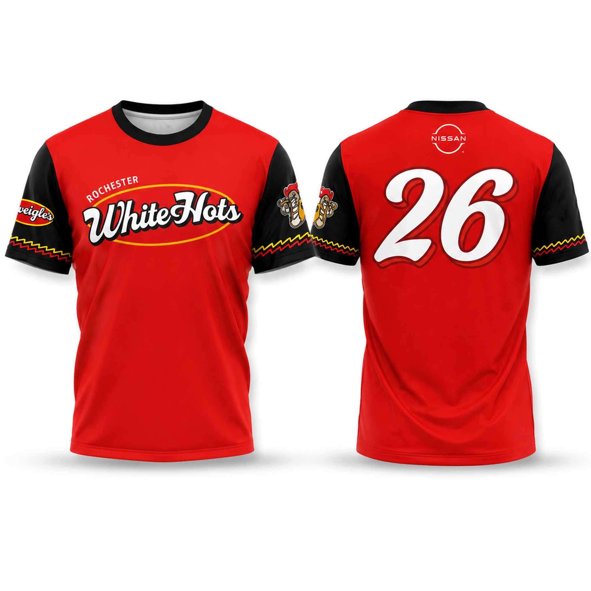 2026 Rochester Red Wings White Hots Jersey Shirt Red Wings Merch Gift For Baseball Fans - Merchluma
