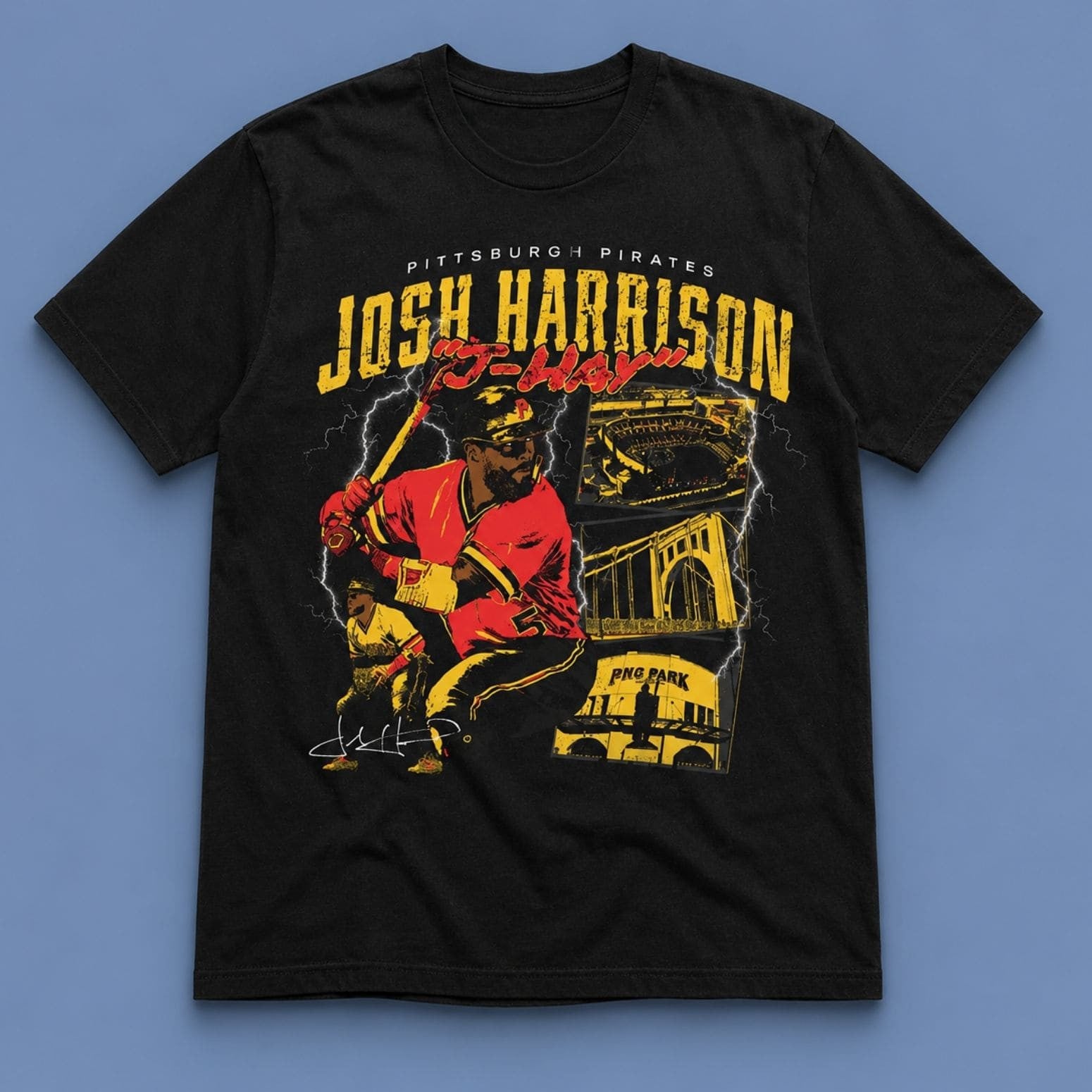 2026 Pittsburgh Pirates Josh Harrison T-Shirt J-Hay Shirt Pirates Merch Gift For Baseball Fans - Merchluma