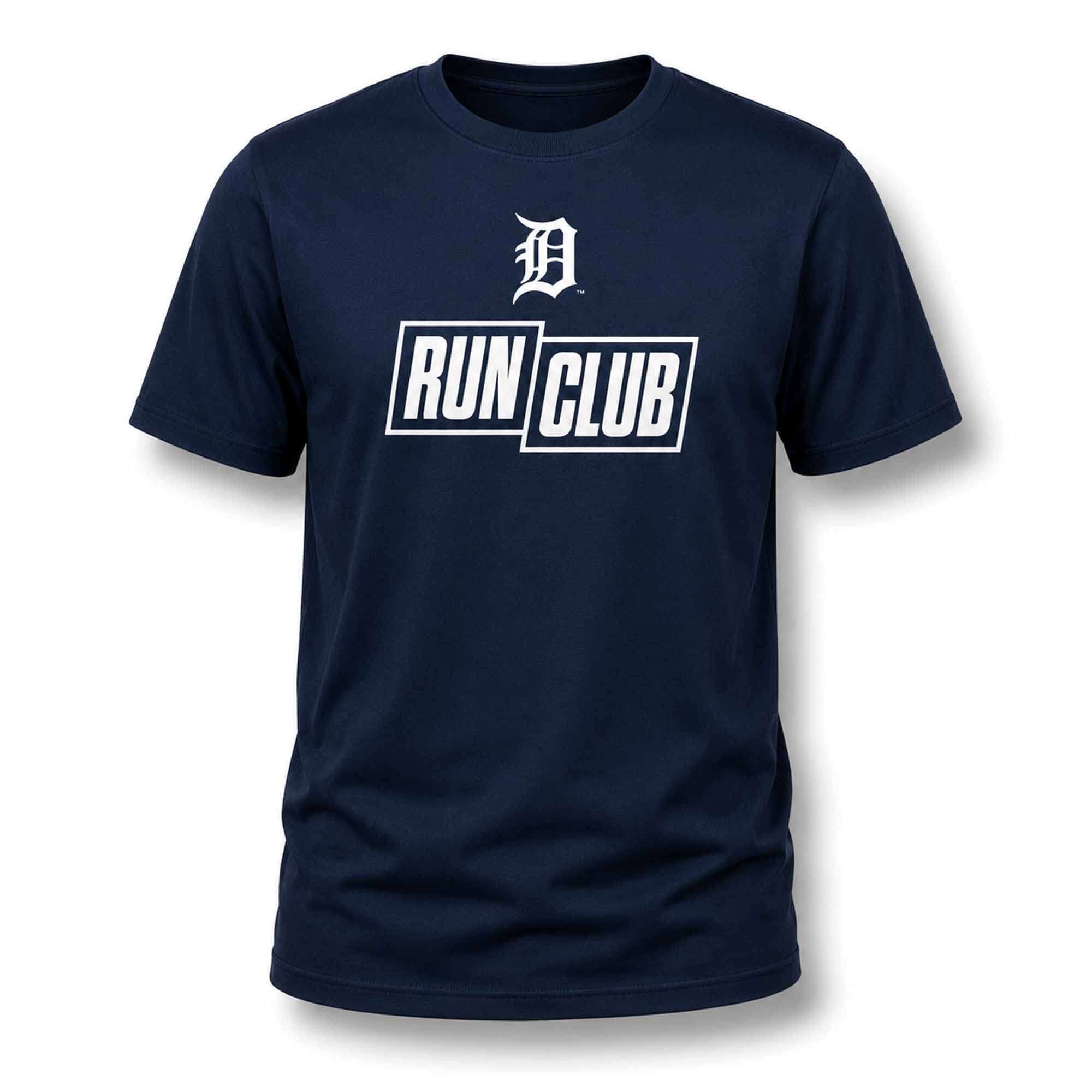2026 Detroit Tigers Run Club T-Shirt Detroit Tigers Merch Gift For Baseball Lovers - Merchluma