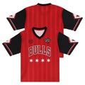 Chicago Bulls Goal Line Soccer Jersey Mitchell And Ness Collection Lids Hat Drop Merch Fan Gear - Merchluma