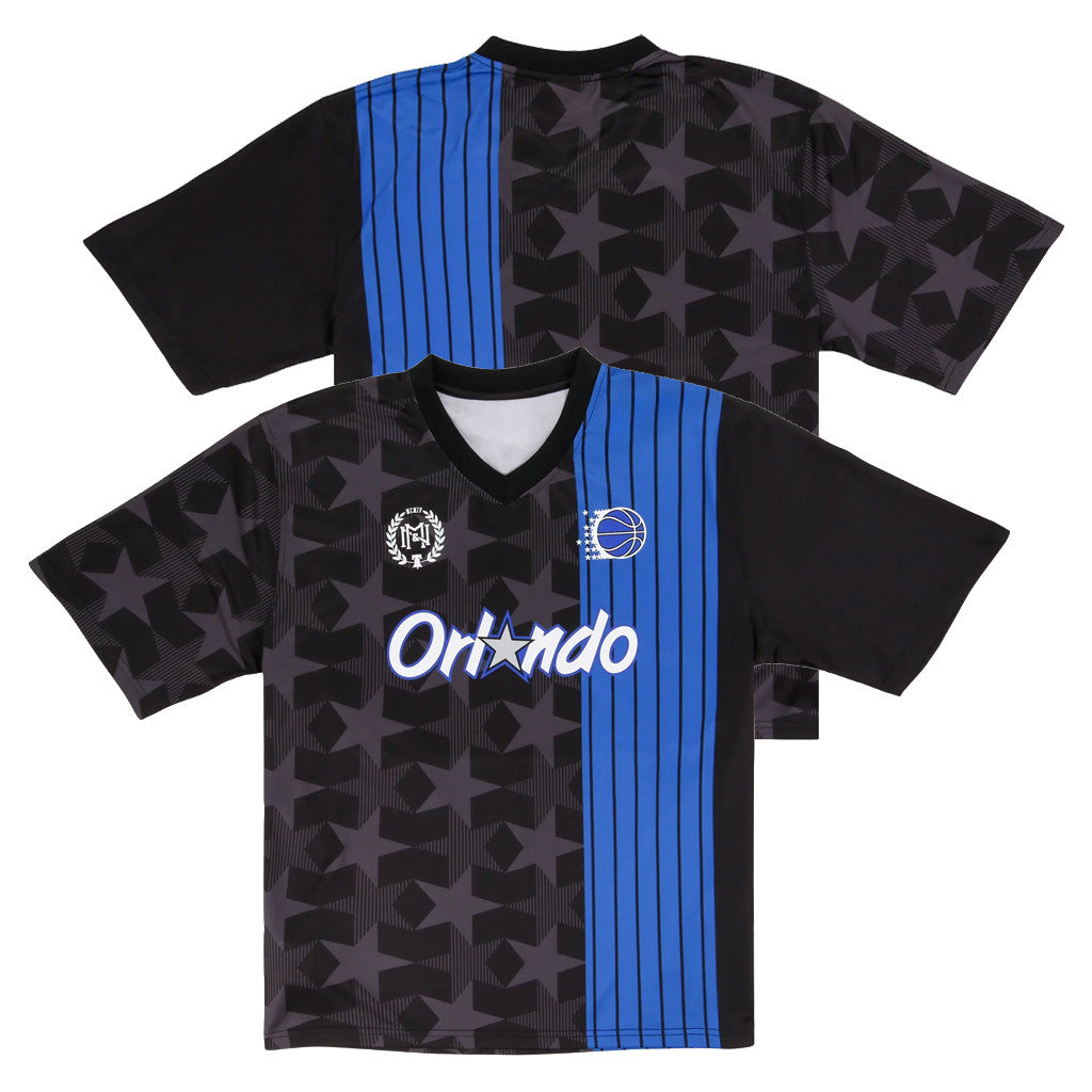 Orlando Magic Goal Line Soccer Jersey Mitchell And Ness Collection Lids Hat Drop Merch Men - Merchluma