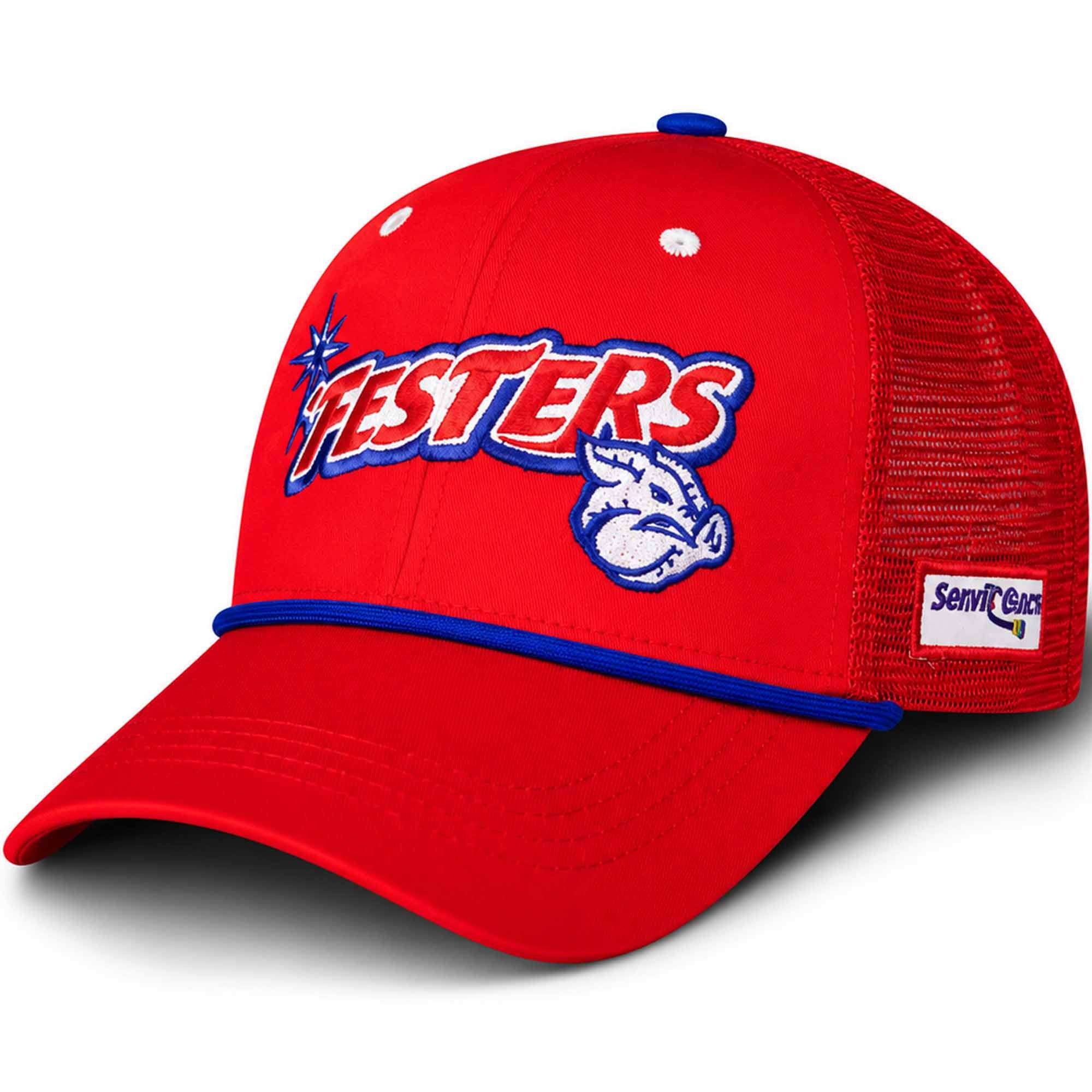 2026 IronPigs Festers Trucker Hat Red Embroidered Lehigh Valley IronPigs Merch Gifts For Fans - Merchluma