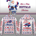 Buffalo Bills Merry Christmas Hoodie Buffalo Bills Merch Xmas Holiday Apparel Gift For Fans - Merchluma