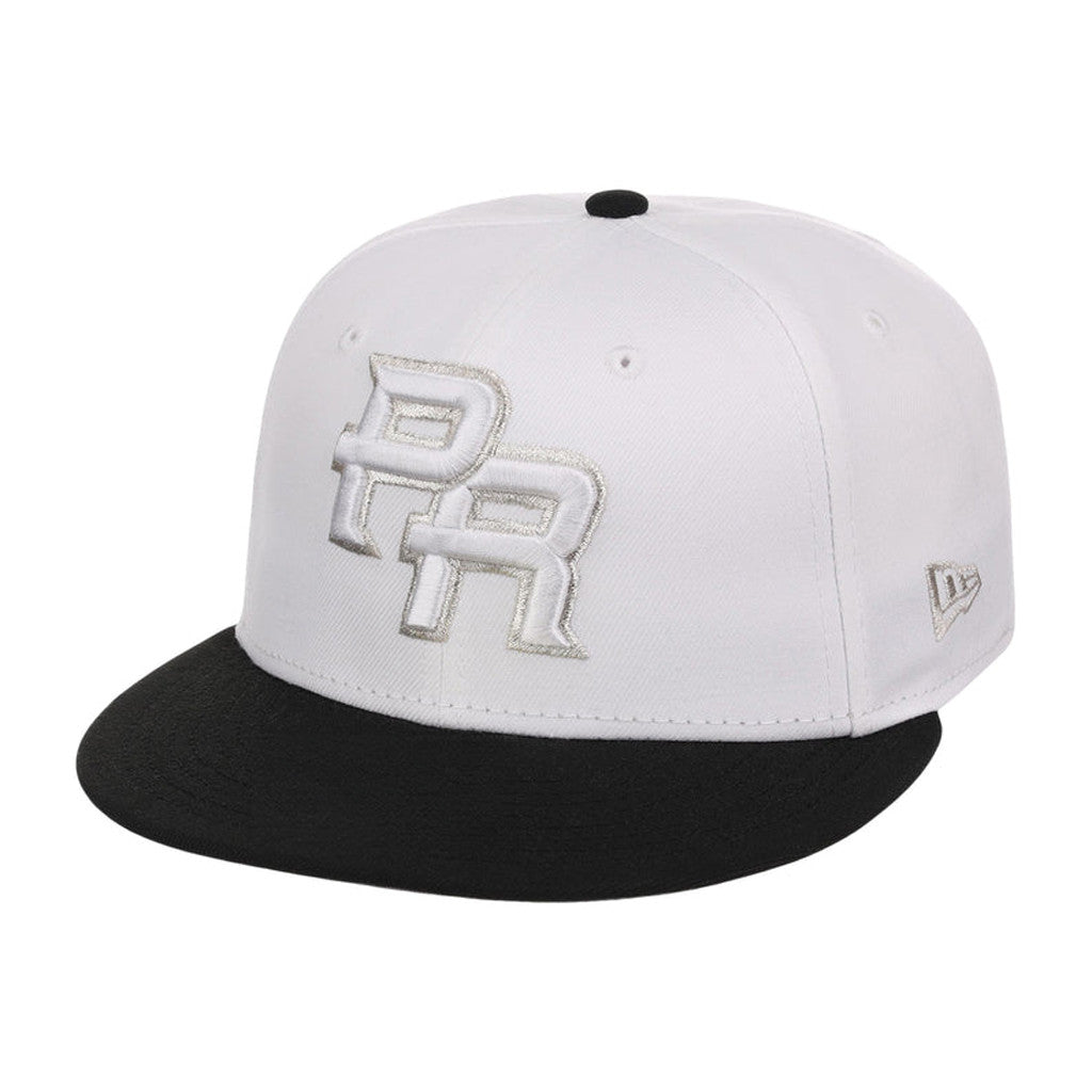 Lids Hat Drop Puerto Rico Crown The Country Merch Puerto Rico Snapback Hat White Black Embroidered - Merchluma