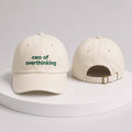 CEO Of Overthinking 2026 Hat Embroidered Funny Cap Gifts For Friends - Merchluma