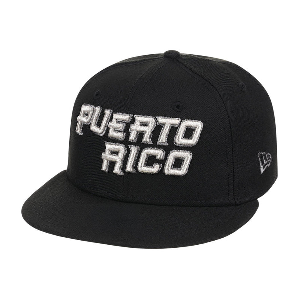 Lids Hat Drop Puerto Rico Crown The Country Merch Puerto Rico Snapback Hat Black Embroidered - Merchluma