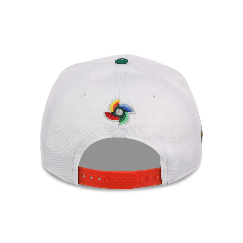 Lids Hat Drop Puerto Rico Crown The Country Merch Puerto Rico Hat White Floral Embroidered Cap - Merchluma