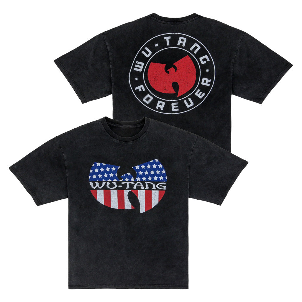 Lids Hat Drop Wu-Tang Americana T-Shirt Lids Hat Drop Merch Birthday Gift For Husband - Merchluma