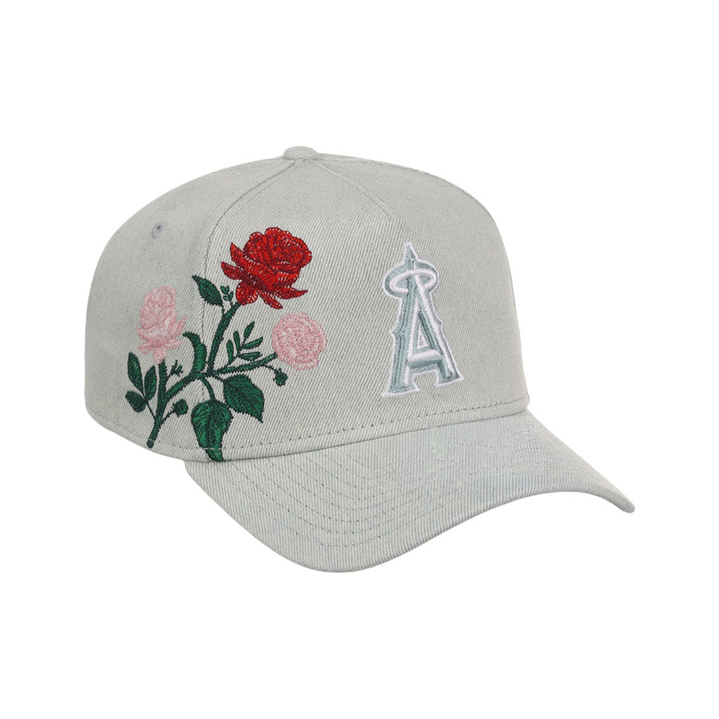 Lids Hat Drop Denim Flower Merch Anaheim Angels Hat Embroidered Gifts For Baseball Fans - Merchluma