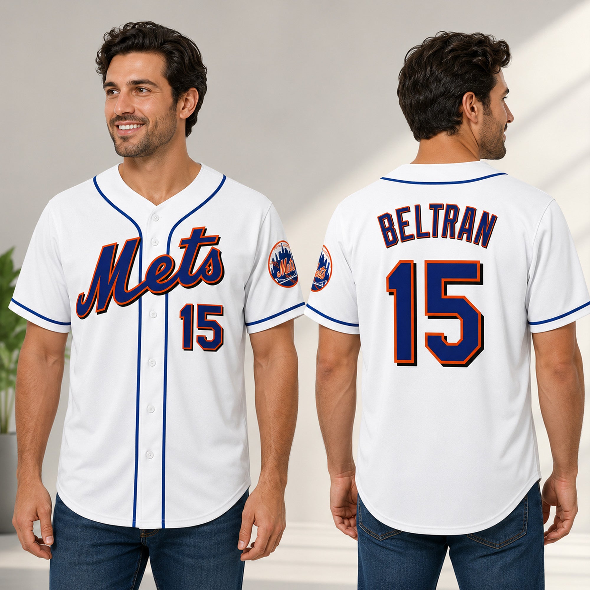 2026 Mets #15 Carlos Beltran Jersey New York Mets Merch Gifts For Baseball Fans - Merchluma