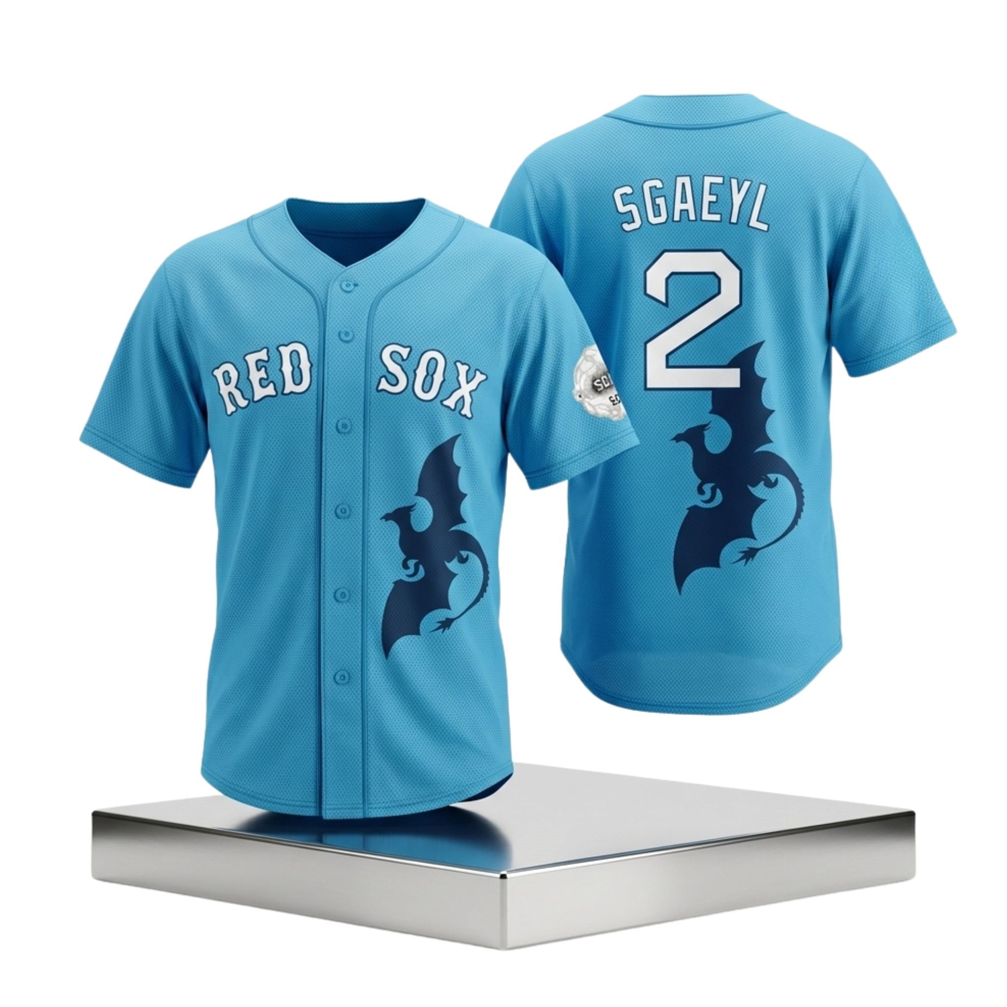 Red Sox Sgaeyl #2 Iron Flame Day 2026 Jersey Boston Red Sox Merch Gifts For Him - Merchluma