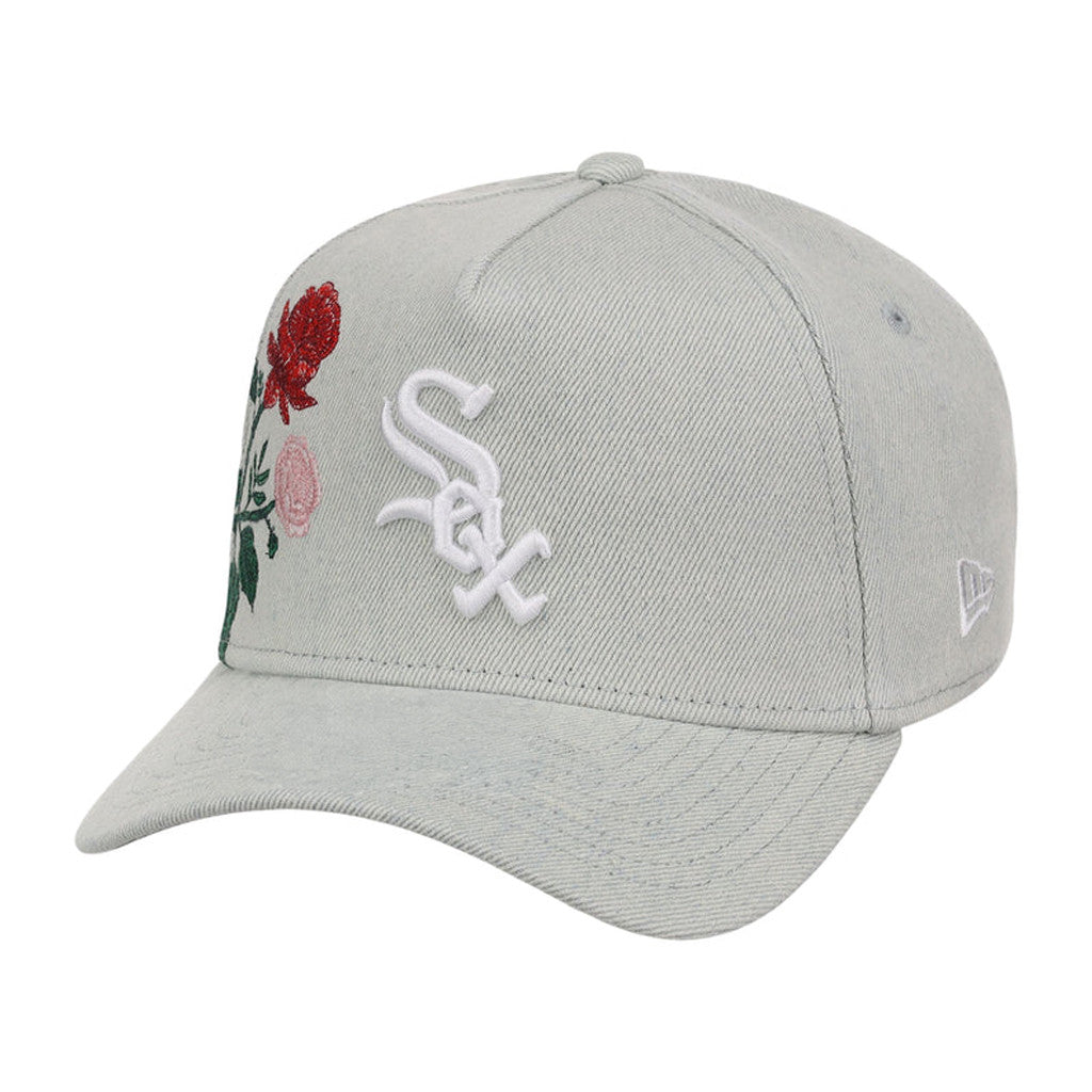 Lids Hat Drop Denim Flower Merch Chicago White Sox Hat Embroidered Best Gifts For Baseball Fans - Merchluma