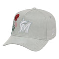 Lids Hat Drop Denim Flower Merch Miami Marlins Hat Embroidered Cool Gifts For Baseball Lovers - Merchluma