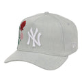Lids Hat Drop Denim Flower Merch New York Yankees Hat Embroidered Presents For Baseball Fans - Merchluma