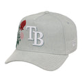 Lids Hat Drop Denim Flower Merch Tampa Bay Rays Hat Embroidered Gift For Mother - Merchluma