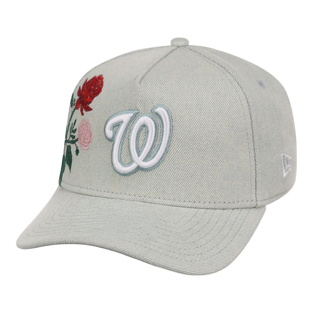 Lids Hat Drop Denim Flower Merch Washington Nationals Hat Embroidered Gift For Wife - Merchluma