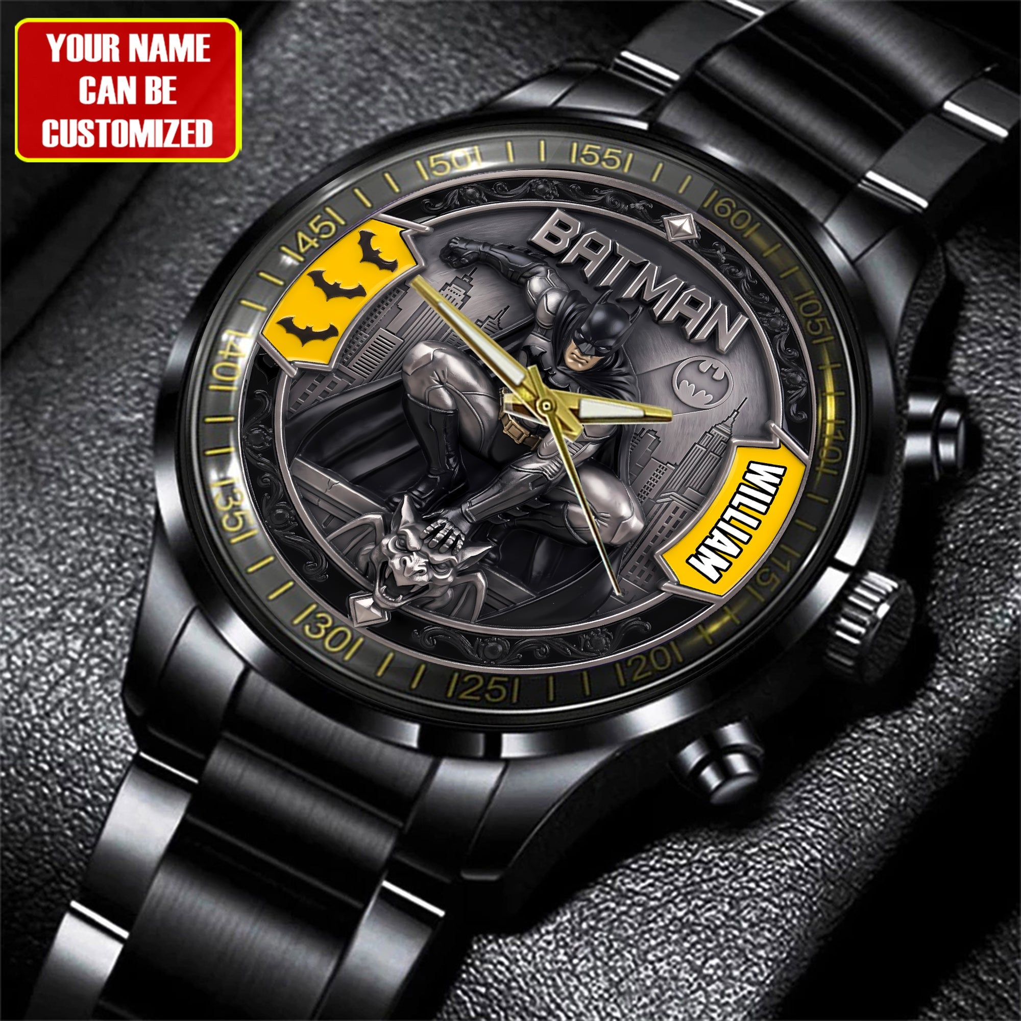 Personalized Batman Merch Dark Knight Watch Birthday Presents For Boyfriend - Merchluma