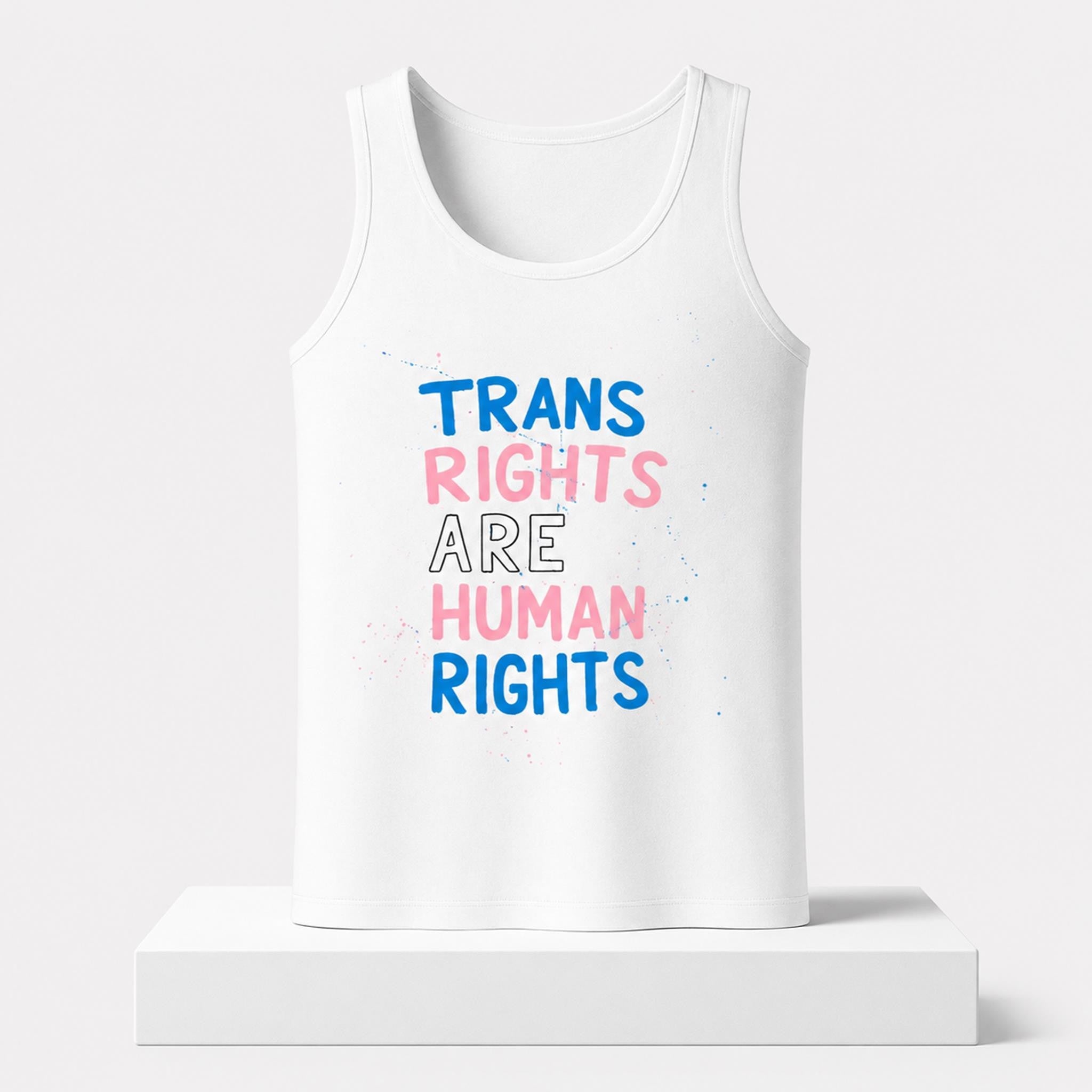 Stefanie Dolson Trans Rights Are Human Rights Tank Top Stefanie Dolson Merch Gifts For BFF - Merchluma
