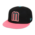 Lids Hat Drop United By Baseball Merch Mexico Snapback Hat Embroidered Black Pink Cap Fan Gifts - Merchluma